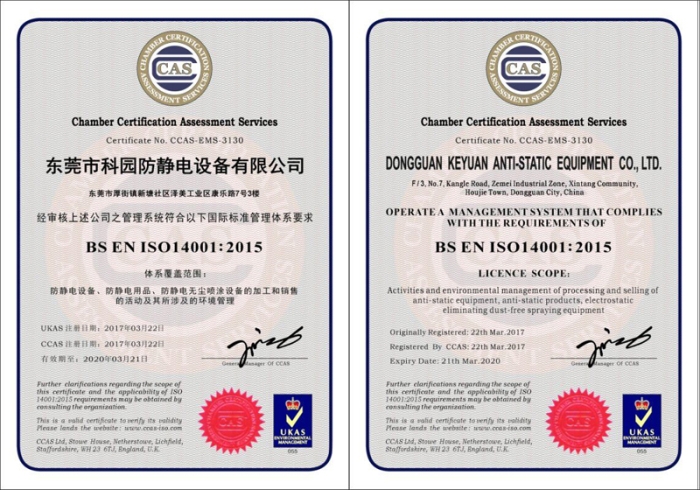 ISO14001:2015環(huán)境管理體系認證